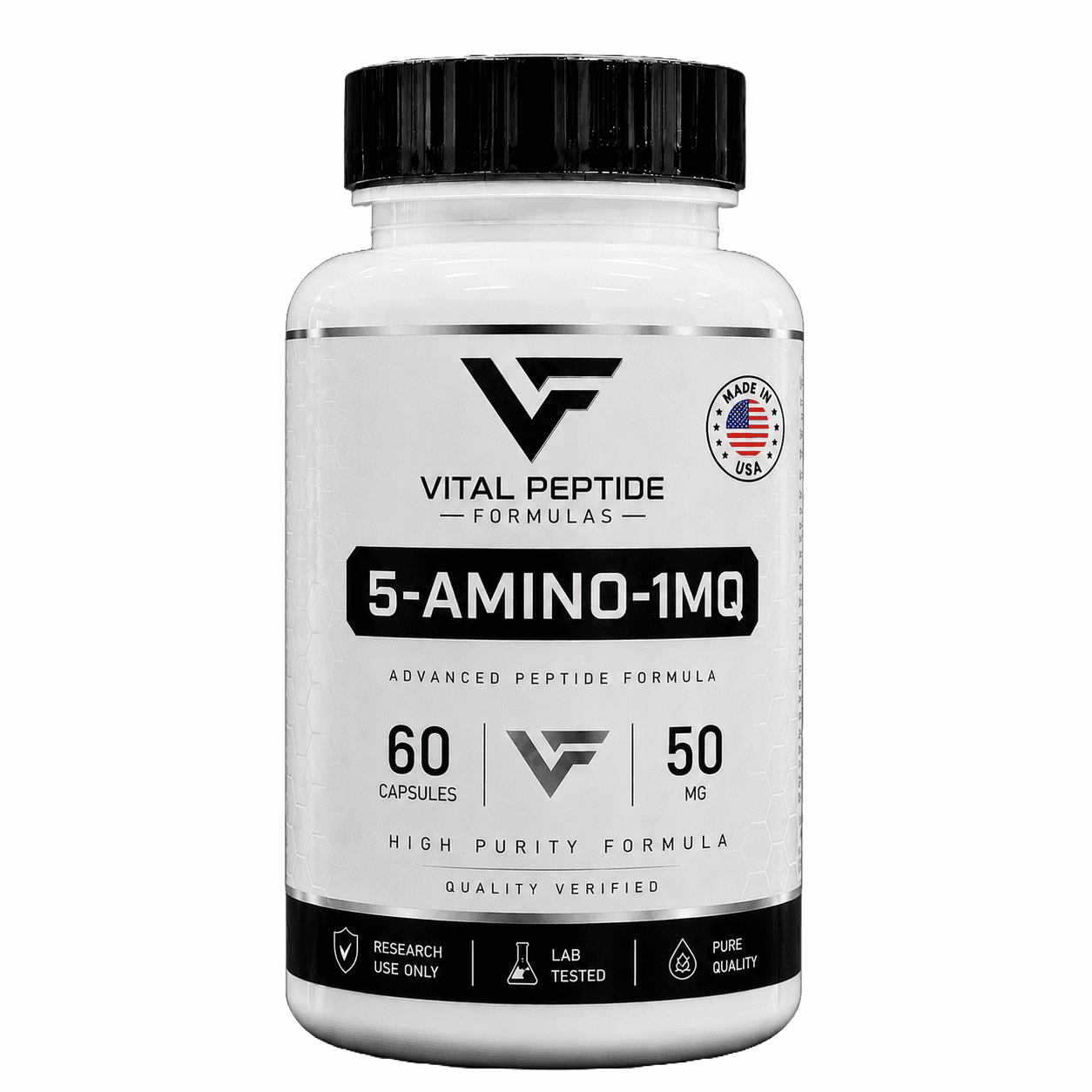 5-AMINO-1MQ | 50mg research compound vial — for laboratory research use only
